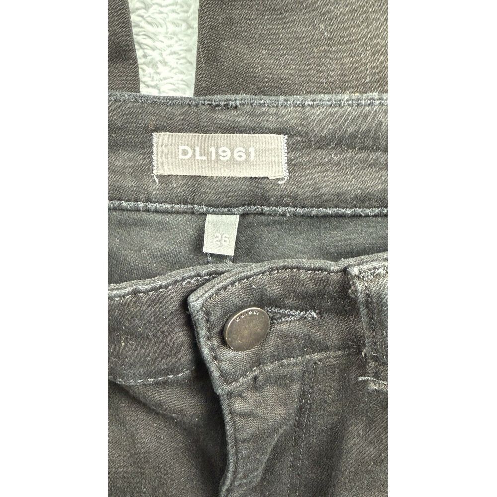 DL1961 Women's Black FARROW SKINNY Hi-Rise Instasculpt Ankle Jean Sz 26 - Picture 7 of 9
